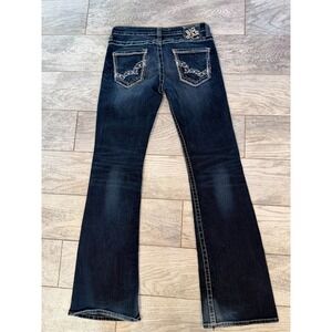 Big Star Sweet Bootcut Jeans 29L 29 Long Ultra Low Rise Boot Denim Womens Blue